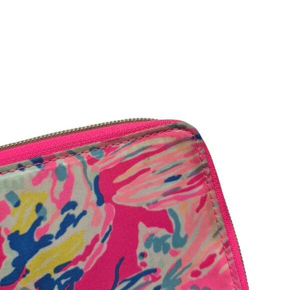 Lilly Pulitzer Zip Around Multicolor Travel Wallet - Picture 9 of 10